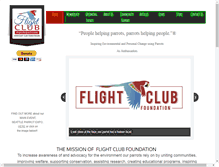 Tablet Screenshot of flight-club-foundation.org